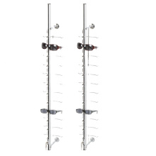 Optical Wall mounted displaying stand with locker aluminum eyeglasses frames brands